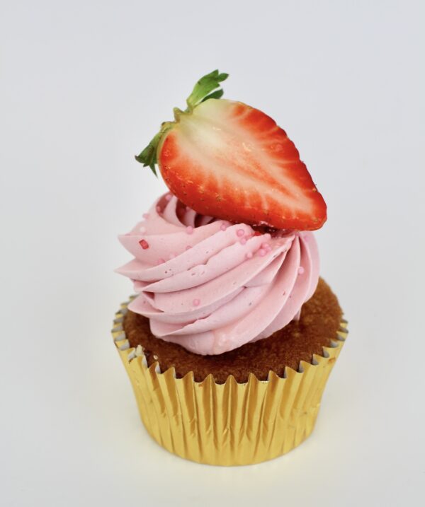 Strawberry Vanilla Cupcake