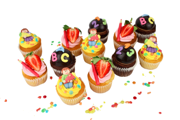 Cupcakes für den 1. Schultag