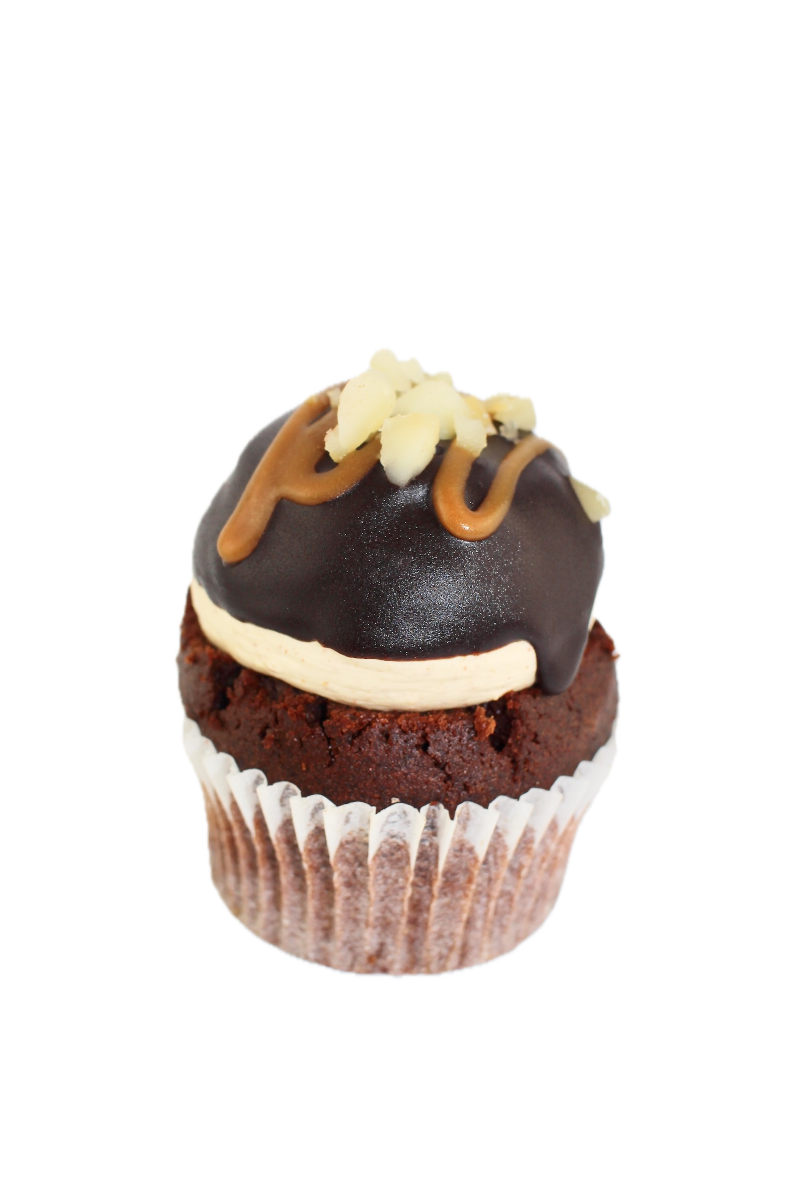 Peanut Caramel Cupcake