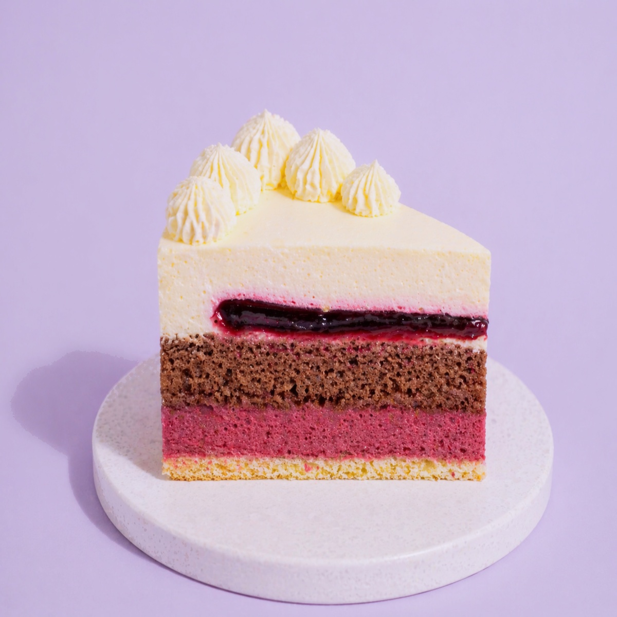 Cassis-White Chocolate Cake – Bild 2