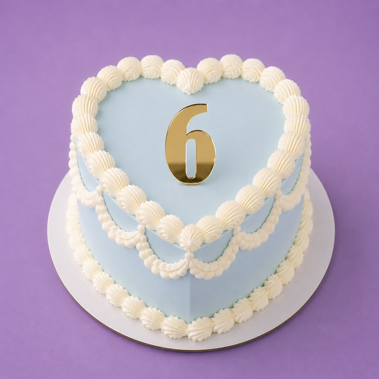 Vintage Heart Cake – Bild 4