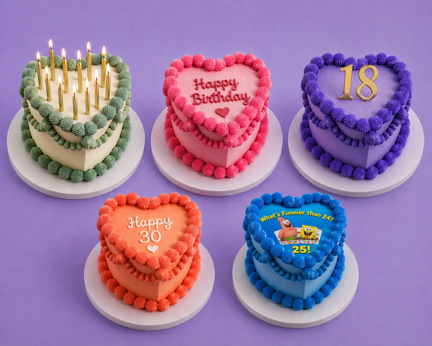 Vintage Heart Cake – Bild 2